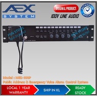 AEX Medusa MED 400P Public Address & Emergency Voice Alarm Control System