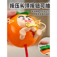 Creative Trendy Play Persimmon Ruyi Fruit Lottery Lottery Top Lottery Hand-Made Model Toy Ornaments 