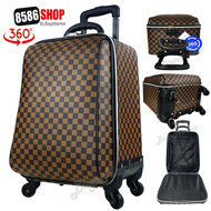 4 ล้อหมุนรอบ 360° 8586-SHOP กระเป๋าเดินทาง Sun POLO 16-18 นิ้ว ระบบรหัสล๊อค กระเป๋าล้อลาก (หนังสังเค