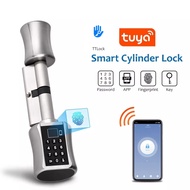 Digital door lock fingerprint smart door lock double lock door sliding door lock with key security lock for door automatic door lock