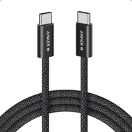 Anker Zolo 240W USB C to USB C PD Cable Braided and Dirt-Free Type C Fast Charging Cable Slim Connec