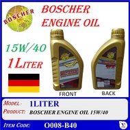 1 LT BOSCHER ENGINE OIL - 15W/40 - O008-B40