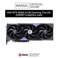 MSI RTX 5060 8 GB GAMING TRIO OC GDDR7 Graphics card