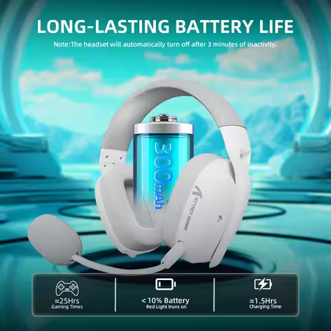 ATTACK SHARK L80 PRO Wireless Headphones Bluetooth Gaming Headset for CSGO Xiaomi Triple Mode
