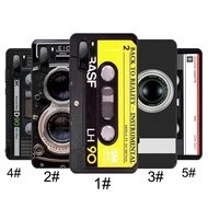 For iPhone 11 12 13 Pro Max Mini XS X XR 7 8 6 6S 5C 4 4S Plus 230310 soft Phone case Vintage Tape C