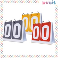 [Wunit] Sports Scoreboard 2 Digit Tabletop Score Flipper Flip Scoreboard for Badminton