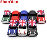 SHANDIAN Car Model USB Flash Drive 128GB High Speed Pen Drive 64GB Beautiful Pendrive 32GB for Beetle Model Flashdrive 16GB The Union Jack Thumbdrive 8GB Business gift Memory Stick