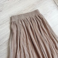 GLITTER PLEATS SKIRT