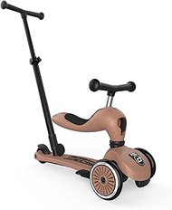 Scoot & Ride Highwaykick 1 Push and Go Kickboard with Seat Children's Scooter 2-in-1 Balance Bike wi