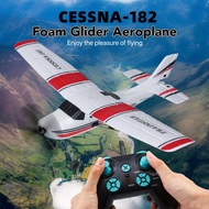 Cessna Three-Channel Remote Control Airplane Model with Landing Gear - Foam Glider Aeroplane Toys, J