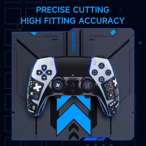 PS5 DualSense Edge Controller Performance Grips, PS5 Anti-slip Stickers Tape, Sweat-Absorbent Cover 