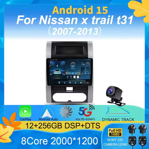 Android 15 Car Radio For Nissan X-Trail X - Trail X Trail 2 T31 2007 - 2013 Multimedia Video Player 