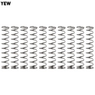 YEW 10Pcs Compression Spring, 0.6mm Wire Size 6mm OD Extended Compressed Springs, Durable Silver Sta