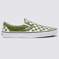 VANS SLIP ON CHECKERBOARD PESTO SNEAKERS สินค้ามีประกันแท้