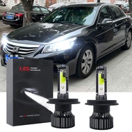 หลอดไฟหน้า LED 12-32V 6000K CG CJW 100% สีขาว สําหรับ Honda Accord 8th Gen ปี 2008-2011 2012 2 ชิ้น 