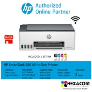 HP SMART TANK 580 / 520 PRINTER [ PRINT / SCAN / COPY / WI FI ]