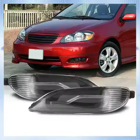 N60R-81210-AA011 Front LED Fog Lights Lamps For Toyota Corolla 2001 -2008 Camry 2002 2003 2004 8120-