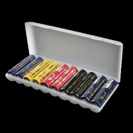 HE🔥 Portable plastic battery case cover holder storage box for 10pcs 18650 Batteries