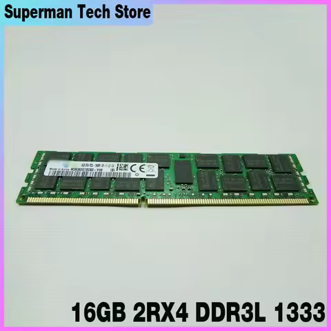 1Pcs RAM M393B2G70CB0-YH9 16G REG Server Memory 16GB 2RX4 DDR3L 1333