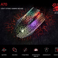 JUAL BLOODY A70 LIGHT STRIKE GAMING MOUSE (Drag click mouse) Activated
