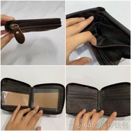 ♘☊✾KS04/Z｜Kickers Men Wallet ZIP Leather （with box）lelaki dompet gift fatherday quality baik Timberland Lee Jeep