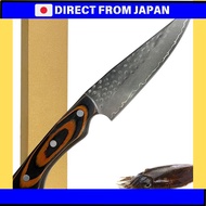 Utaki Fruit Knife/Paring Knife, Damascus Steel, Slicer/Cutting Knife [Evelynn III] 33-layer white wa