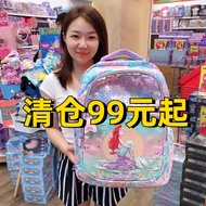 Australian Smiggle Girls Schoolbag Large Primary School Student Backpack Ultra-Light Unicorn Grade 1-3-6 School Opening