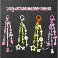 GANTUNGAN Keychain Bag Keychain/ Keychain/ Charm/ Bag Charm/ Aesthetic/ Aesthetic Keychain/ Aestheti