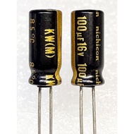 Nichicon KW 100uf 16v capacitor
