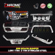 BAR BAWAH BUMPER LORI 1TAN/3TAN STAILESS STEEL