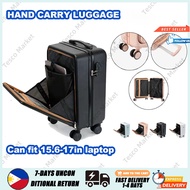Full Front Open Luggage Laptop Pocket Luggage Suitcase 20/24/26inch Luggage Travel Bag Waterproof