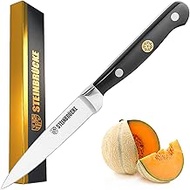 Gioventù Paring Knife 4 inch - Small Kitchen Knife Forged from German Stainless Steel 5Cr15Mov (HRC5