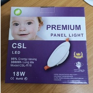 (6 months Warranty,SIRIM) CSL 6" 18W LED DOWNLIGHT LED Down light - ROUND, Non-Glass - DAYLIGHT, COO