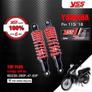 YSS โช๊ค TOP PLUS ใช้อัพเกรดสำหรับมอเตอร์ไซค์ Yamaha Finn ปี 2018 ขึ้นไป 【 RD220-280P-47-85P 】 โช๊คค