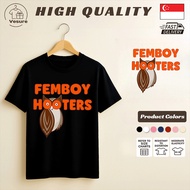 Femboy Hooters Owl Design T-Shirt Unisex Casual Short Sleeve Tee High Quality Fast Delivery Singapor