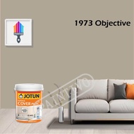 1973 Objective 15L Jotun Essence Cover Plus Matt Grey Colour Indoor Wall Paint Easy Wash Cat Dinding