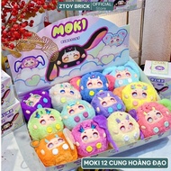 MOKI 12 ZODIAC SIGNS | BLIND BOX | Blind Bag Random Blind Box Stuffed Doll Model Cute Toy Gift
