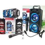 YD-801/YD-802/TD806/YD809/YD-408/KDS-1886/LM-S399/702/668i LED Speaker Bluetooth Bass READY STOK