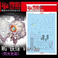 Gundam MG Ball Ver. ka XUEYAN Wing Water Decal Model Water Sticker MG-117