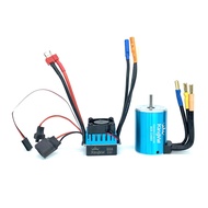 Replacement 3650 5200KV Sensorless Brushless Motor Shaft 3.175mm with 60A Brushless ESC Compatible w