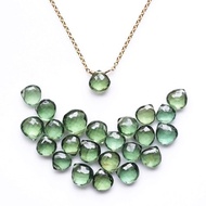 綠磷灰石 Briolette Marron Cut 項鍊 Jessica