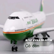 [VIP] Boeing 747 Taiwan EVA Air 47CM passenger plane simulation LED controlled by