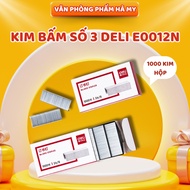 Combo of 10 Boxes of Stapler No. 3 - 24/6 Deli E0012N Solid steel, no rust