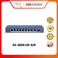 Hikvision 8-Port Gigabit Unmanaged PoE Switch DS-3E0510P-E/M | Billionmark