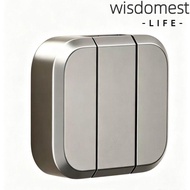 WISDOMEST No Drill Wall Hook, Foldable Self-adhesive Hanging Rack, Premium Hidden Alloy Waterproof P