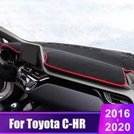 For Toyota CHR C HR C-HR 2016 2017 2018 2019 2020 Car Dashboard Cover Avoid Light Pad Instrument Platform Desk Mat Accessories