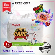 COMBO 2X THXPET DIAPERS  XL   ( ORI-PACK )  FREE 1X PET WIPES