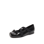 Staccato Womens Ballet Flat Court Shoes รองเท้าบัลเล่ต์ หัวเหลี่ยม R2516