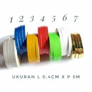 Sticker, motorcycle car rim strip Sticker, 0.4 cm rim Sticker, motorcycle rim strip Sticker