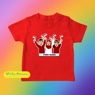 Kidsstore - Children's T-shirts Ages 1 - 8 Years Indonesian Independence Day August 17, 2023 Free Na